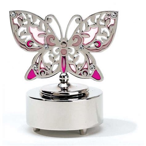 vintage metal butterfly music box|butterfly music boxes for women.